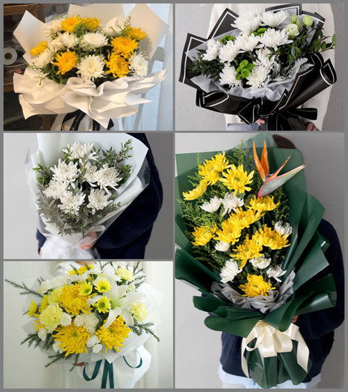 广东肇庆市高要区禄步镇黄田堡村白事花束代送